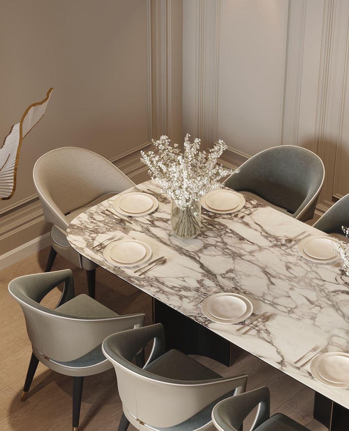 Marble Dining Detail